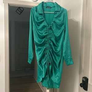 Boohoo Kelly green dress! Never worn I loved it but a bit too short in the front